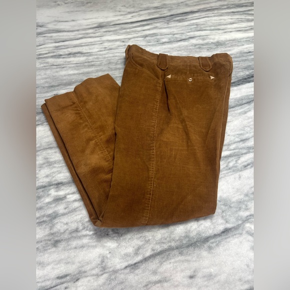 VTG USA 70's Haggar Mustang Western wear Cowboy corduroy pants size large